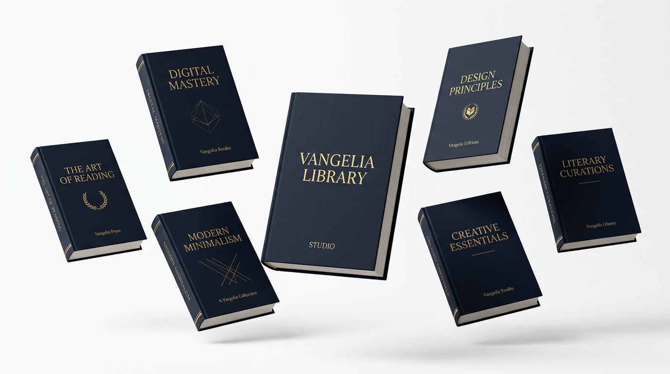 Vangelia Studio Premium eBooks Library Mockup